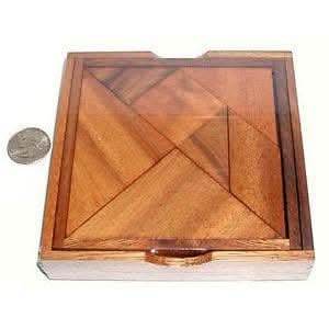 7 Piece Tangram Classic Wood Brain Teaser Puzzle - Creative Escape Rooms