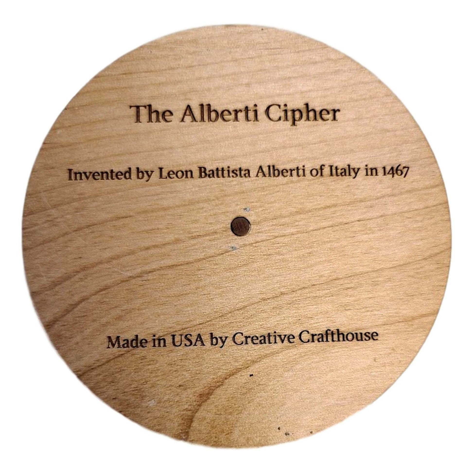 Alberti Cipher Wheel - Escape Room Secret Decoder Disk - Creative Escape Rooms