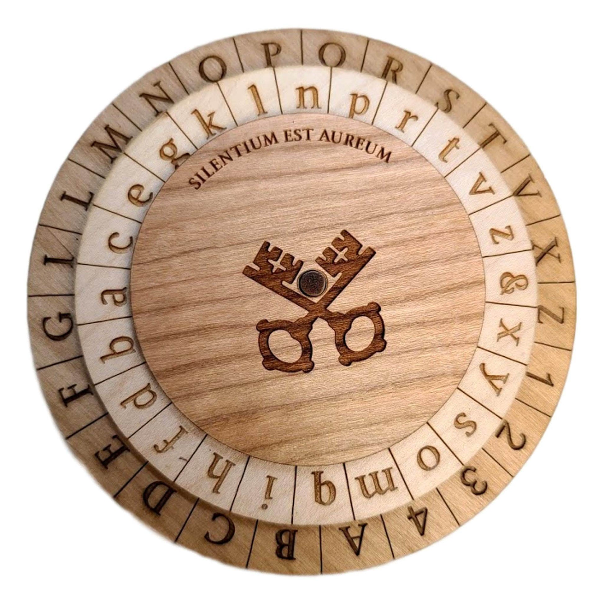 Alberti Cipher Wheel - Escape Room Secret Decoder Disk - Creative Escape Rooms