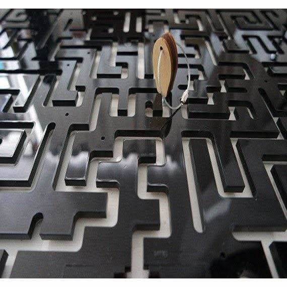 Escape Room Key Maze Made From Black And White Acrylic - Creative Escape Rooms