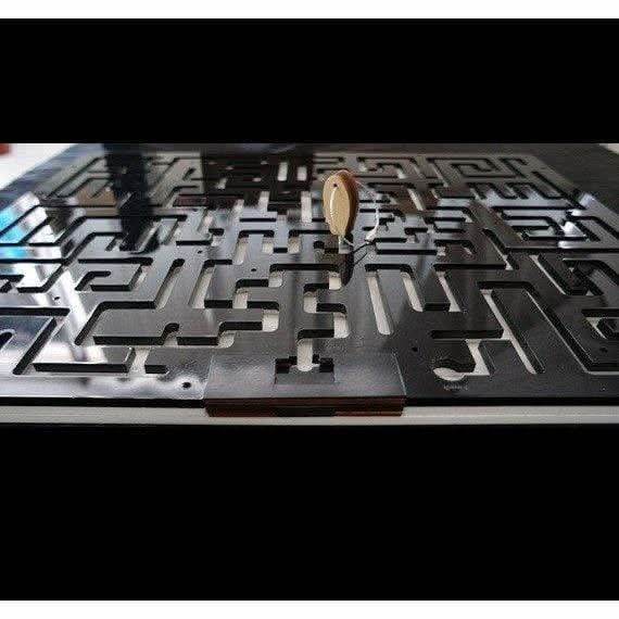 Escape Room Key Maze Made From Black And White Acrylic - Creative Escape Rooms