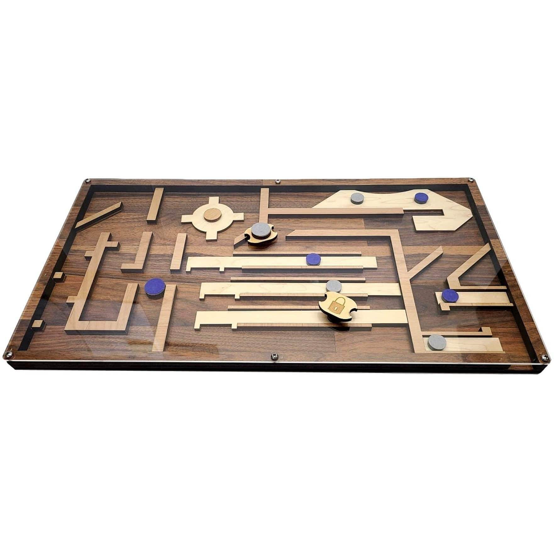 Magnet Maze ROYAL BLUE - Escape Room Maze Puzzle and Prop - Creative Escape Rooms