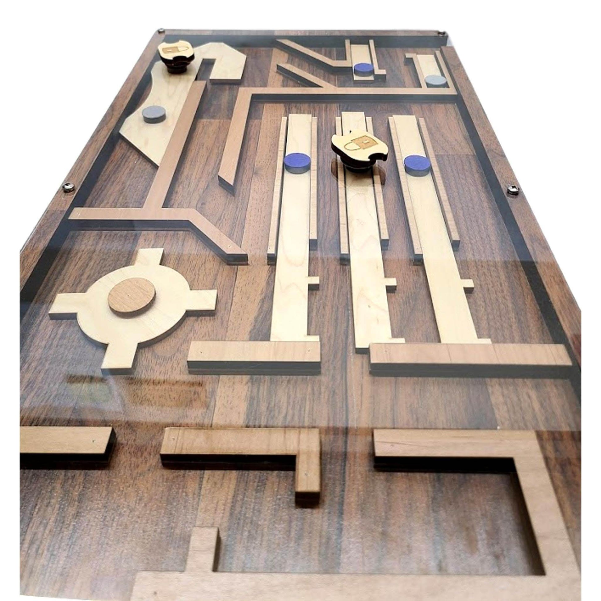 Magnet Maze ROYAL BLUE - Escape Room Maze Puzzle and Prop - Creative Escape Rooms