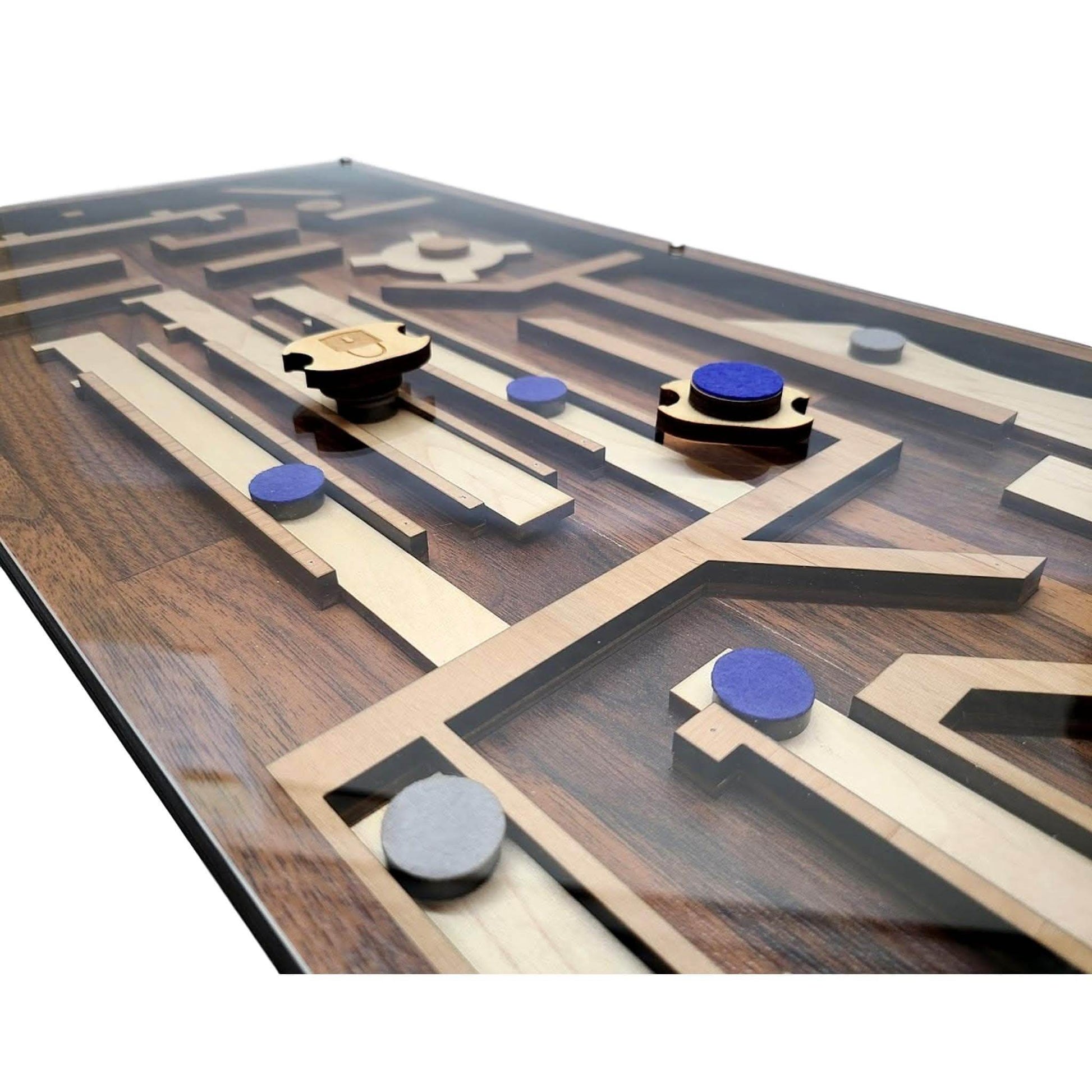 Magnet Maze ROYAL BLUE - Escape Room Maze Puzzle and Prop - Creative Escape Rooms