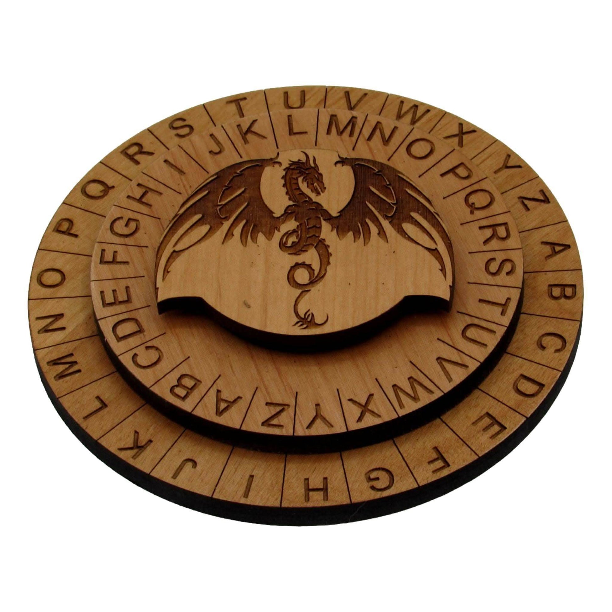 The Dragons Cipher Wheel - Escape Room Decoder Prop - Creative Escape Rooms