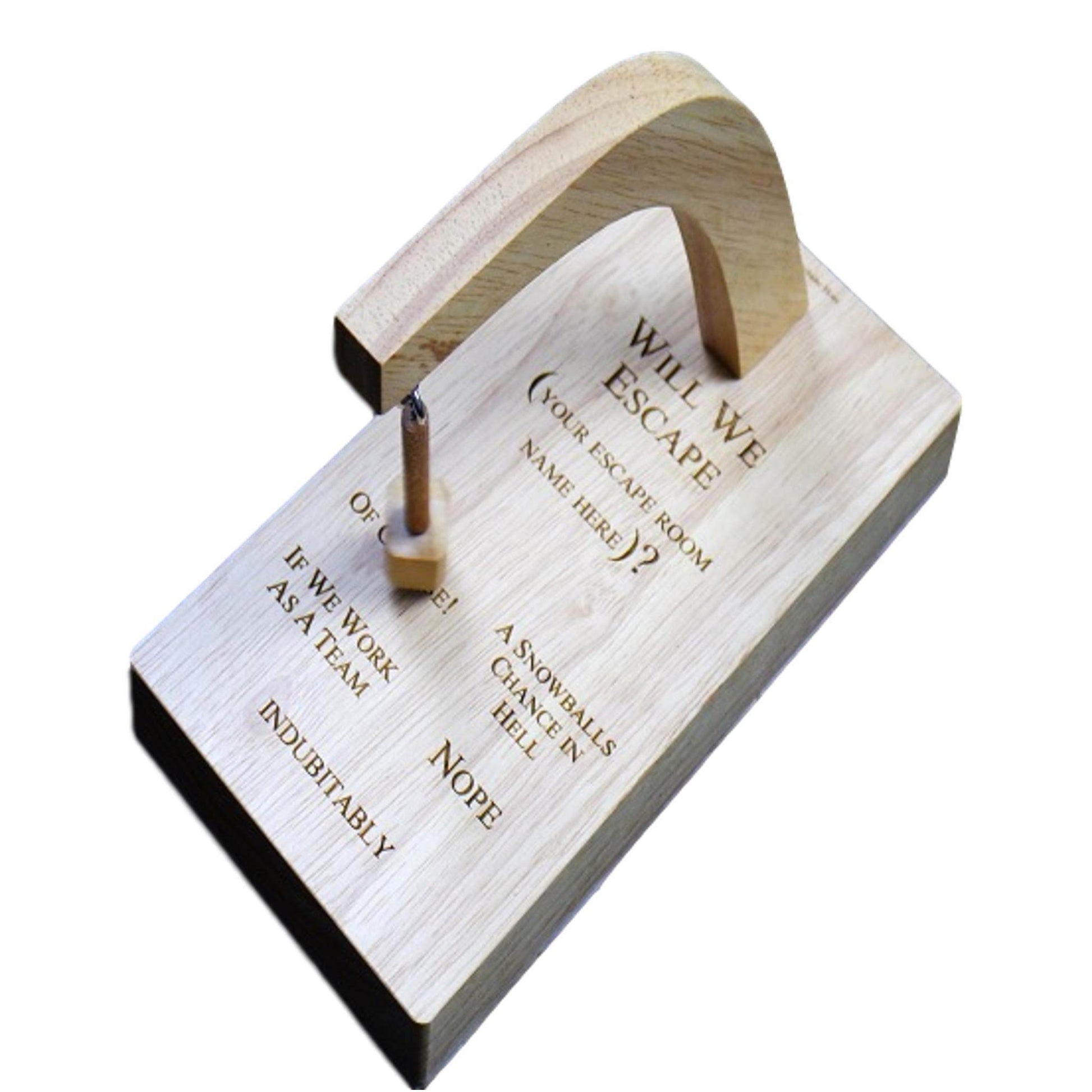 Will You Escape? The Best Escape Room Lobby Item - Creative Escape Rooms