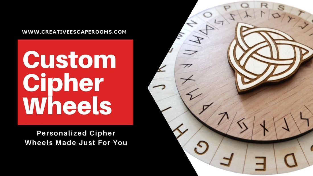 Personalized Cipher Wheel Custom Made For You - Creative Escape Rooms