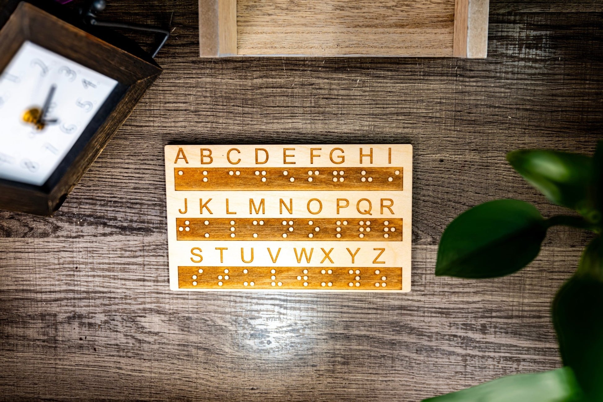 Braille Alphabet Board, Tactile Raised Dots, Made in the USA - Creative Escape Rooms