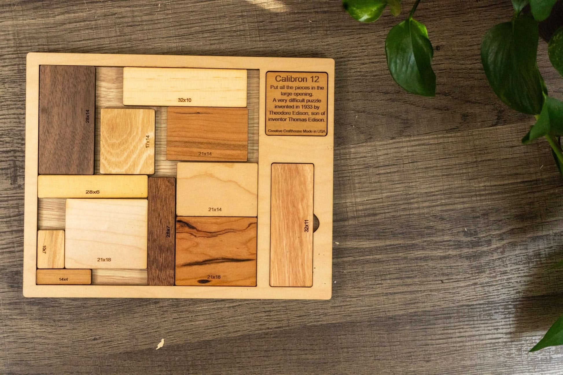 Calibron 12: Solve the Infamous Edison Puzzle Challenge | Creative Crafthouse - Creative Escape Rooms