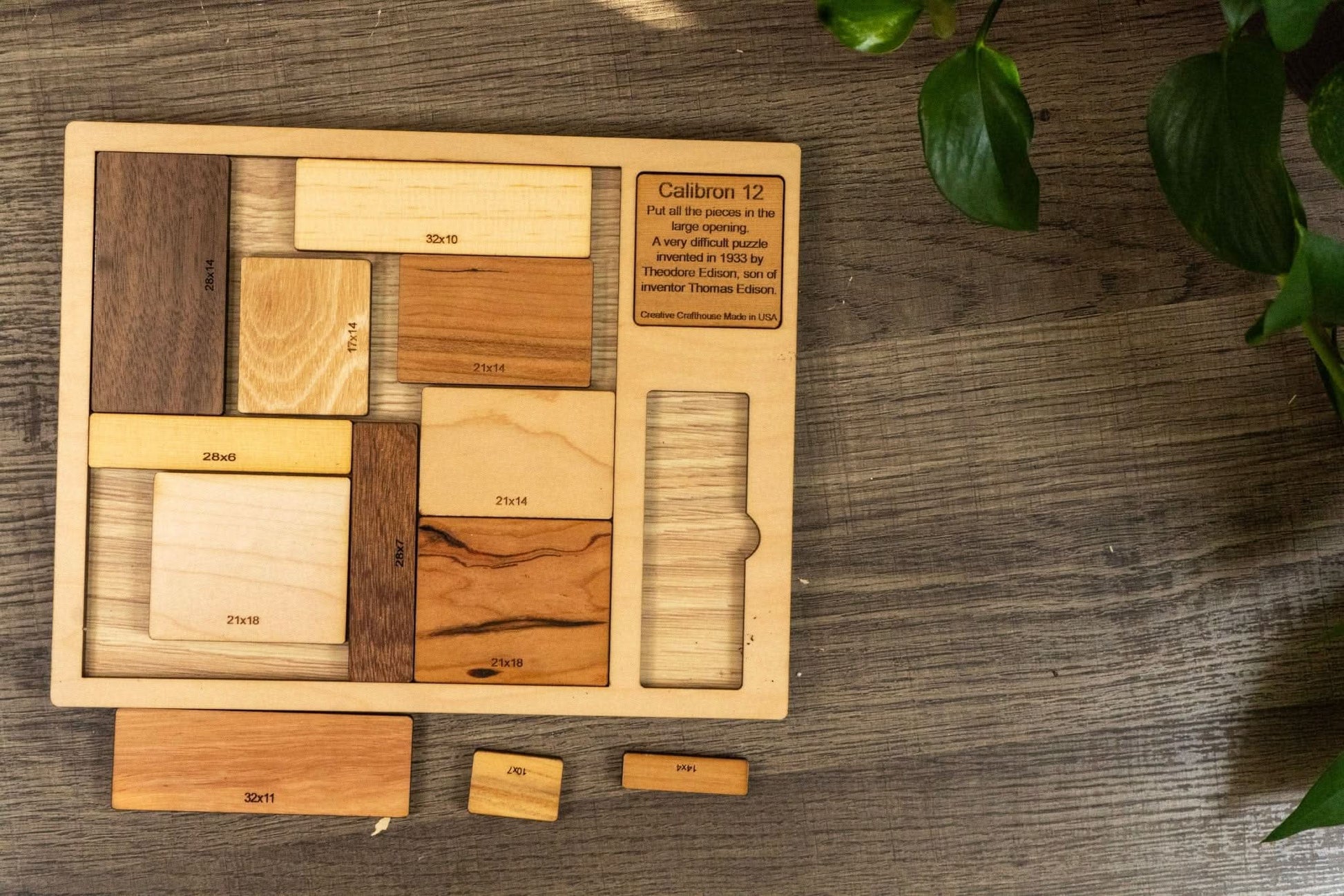 Calibron 12: Solve the Infamous Edison Puzzle Challenge | Creative Crafthouse - Creative Escape Rooms