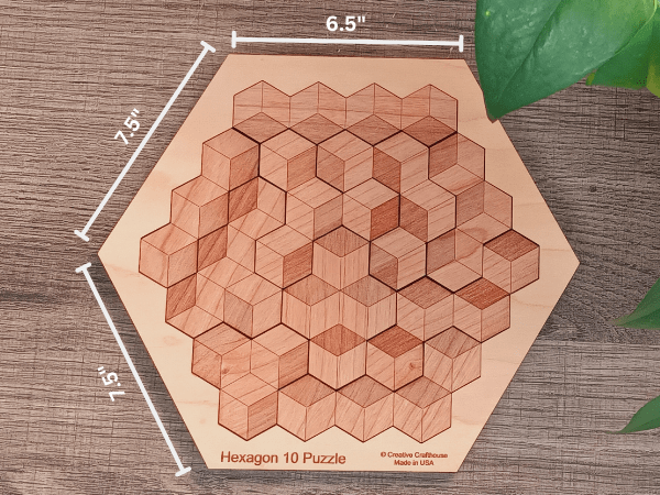 On of the Best Puzzles for Kids - Hexagon 10 Brain Teaser - Creative Escape Rooms