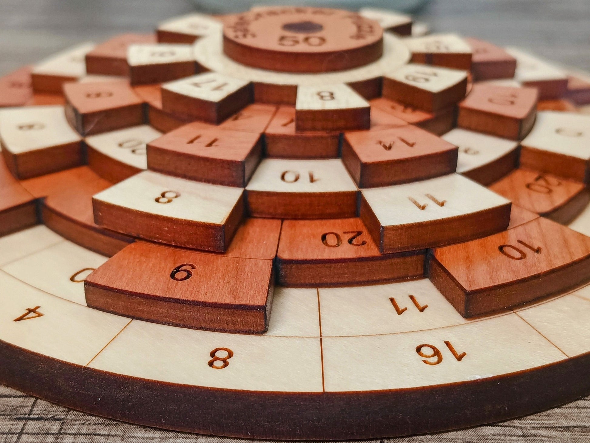 Safecracker 50 Wood Puzzle - Difficult Math Brain Teaser for Adults - Creative Escape Rooms