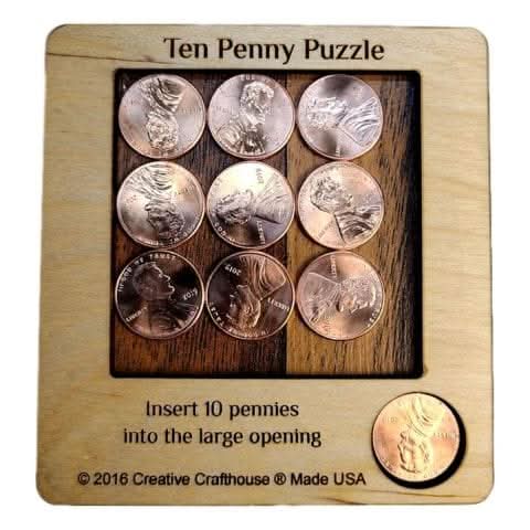 10 Penny Puzzle - Is This an Impossible Brain Teaser - Creative Escape Rooms