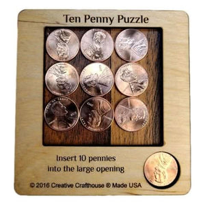 10 Penny Puzzle - Is This an Impossible Brain Teaser - Creative Escape Rooms
