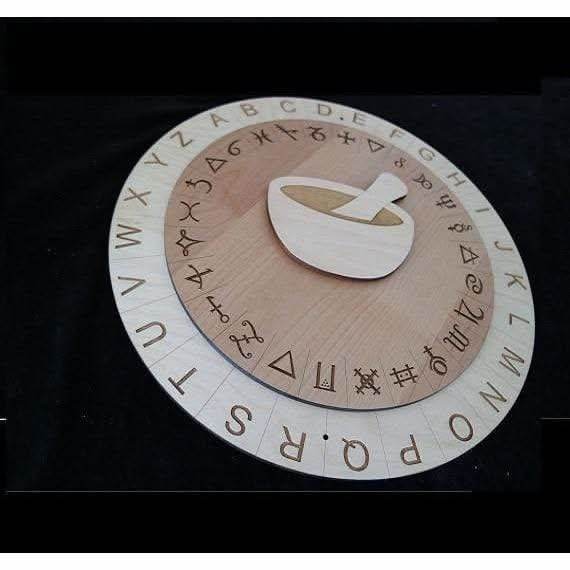 16 inch Alchemy Cipher Wheel Escape Room Prop - Creative Escape Rooms