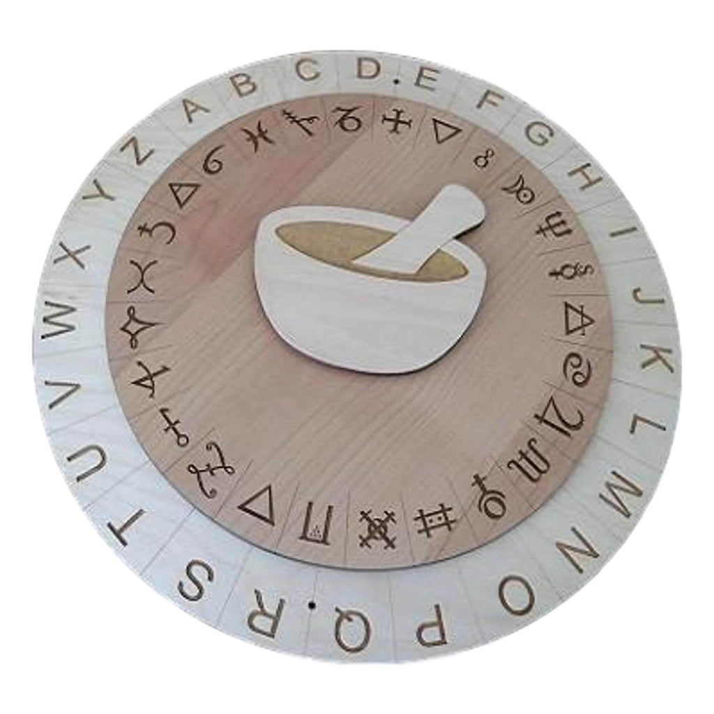 16 inch Alchemy Cipher Wheel Escape Room Prop - Creative Escape Rooms