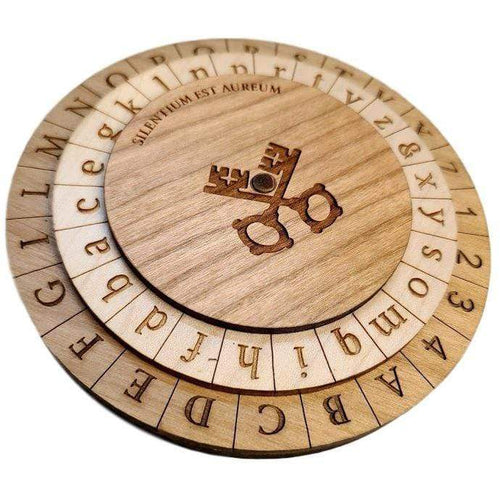 Alberti Cipher Wheel - Escape Room Secret Decoder Disk