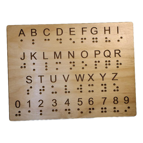 Braille Alphabet and Number Panel - Escape Room Prop and Teaching Tool