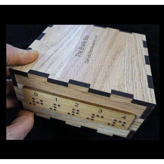 Caja Braille - Rompecabezas y utilería para escapar de la habitación