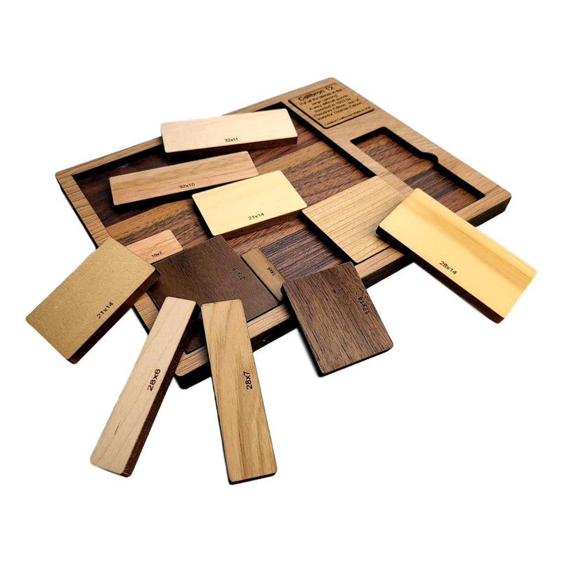 Calibron 12 Wood Puzzle - An Impossible Brain Teaser for Adults