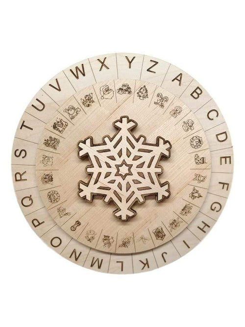 Christmas Escape Room Cipher Wheel