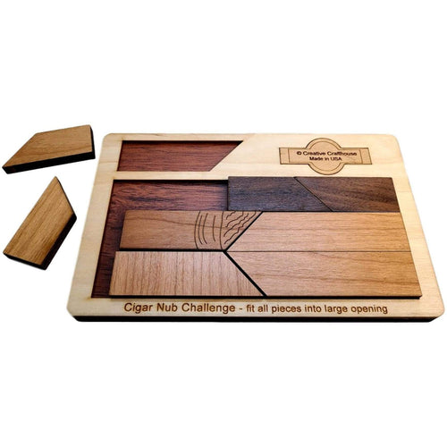 Cigar Lovers Wood Puzzle - Great Gift for Cigar Aficionados