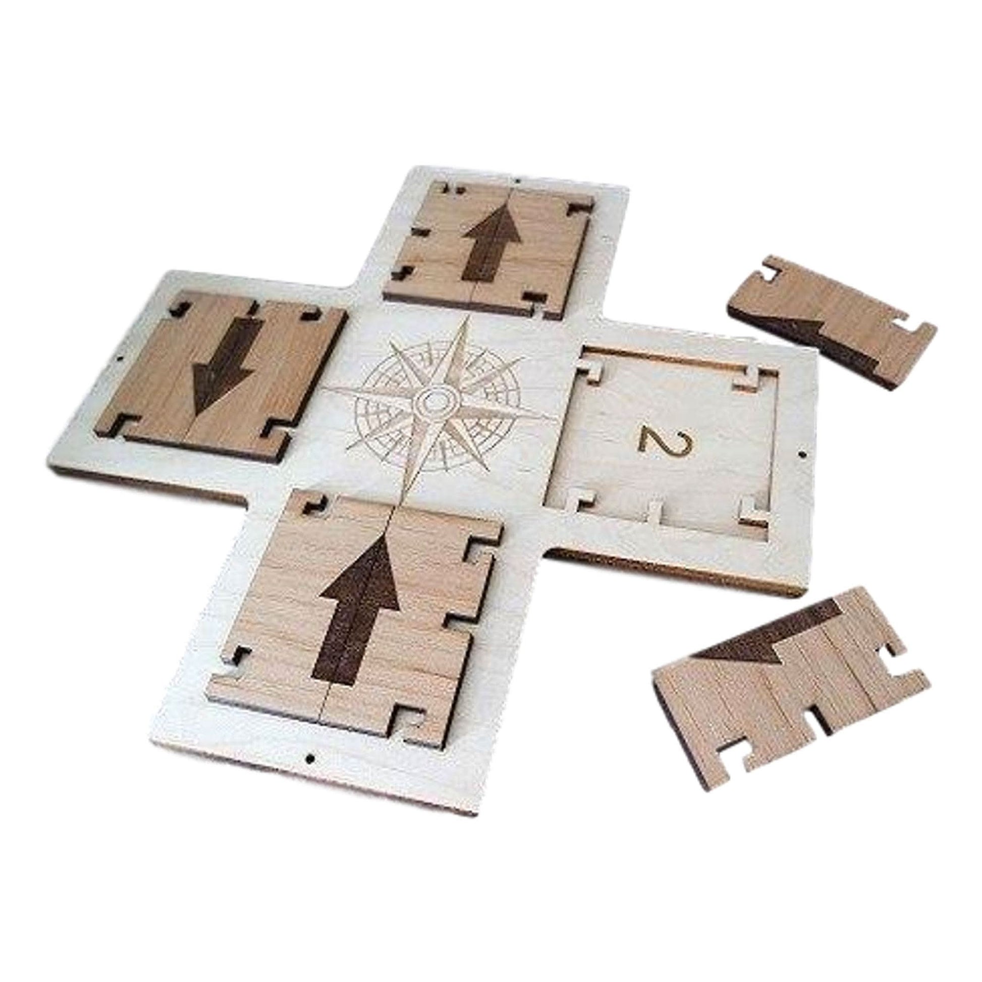 Compass Style Directional Combo Lock Room Escape Prop - Creative Escape Rooms