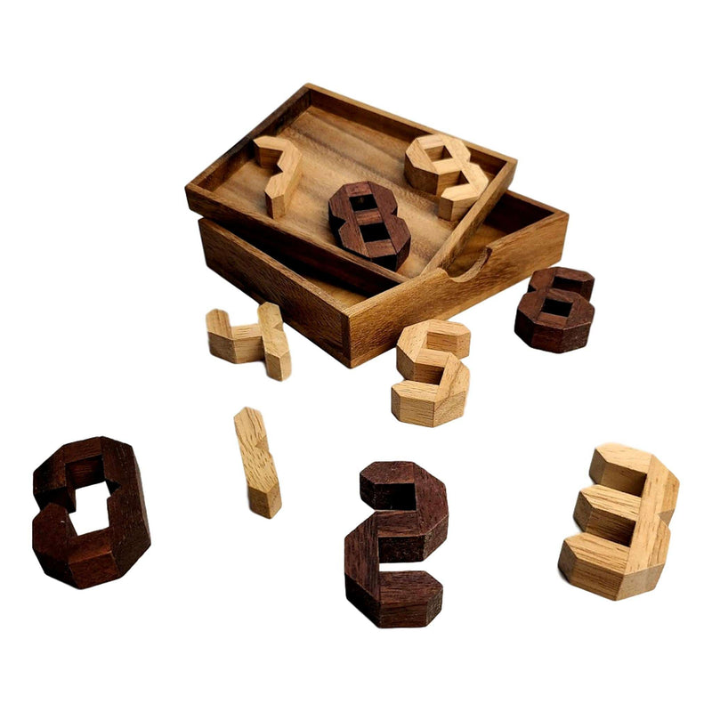 Digigrams - Count on Me Wood Brainteaser