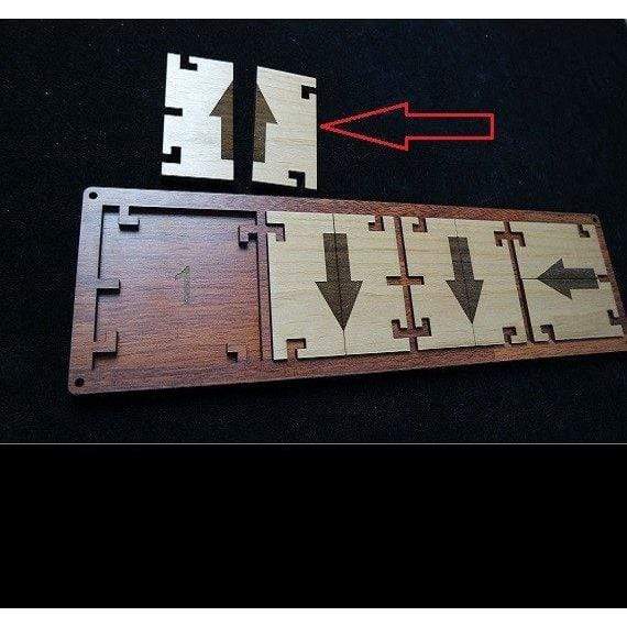 Directional Lock Combo Escape Room Puzzle - PIECES ONLY