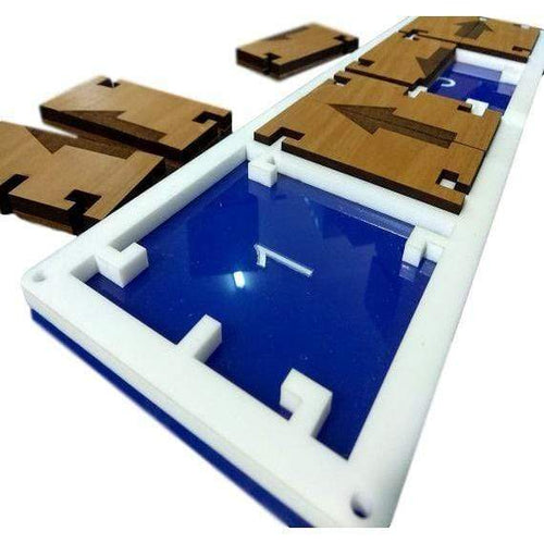 Puzzle combiné à verrouillage directionnel, puzzle de salle d'évasion en acrylique