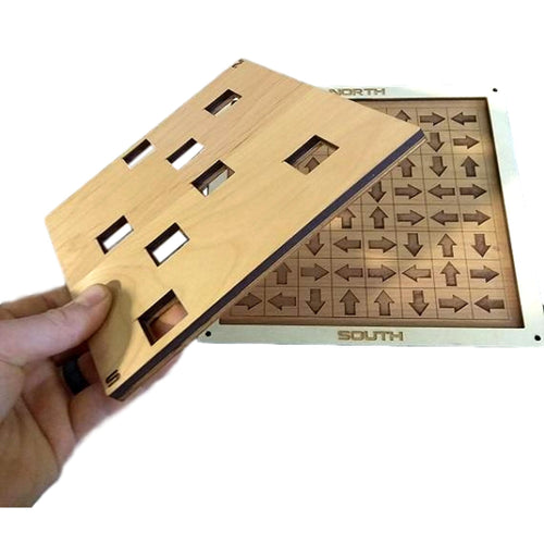 Directional Lock Grille Cipher for Escape Rooms