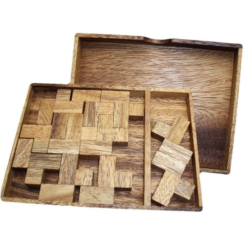 Eleven L's Wood Puzzle - Unique White Elephant Gift