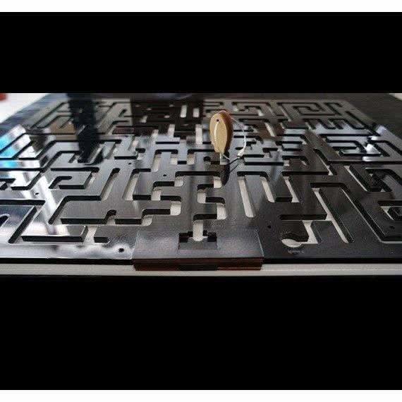 Escape Room Key Maze Made From Black And White Acrylic - Creative Escape Rooms