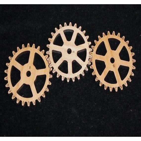 Extra Enigma II Size LARGE Gears - Escape Room Puzzle and Prop - Creative Escape Rooms