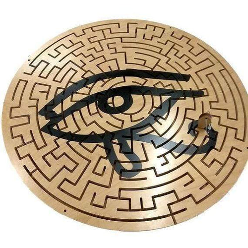 Eye of Horus Circle Key Maze for Escape Rooms - Egyptian Prop