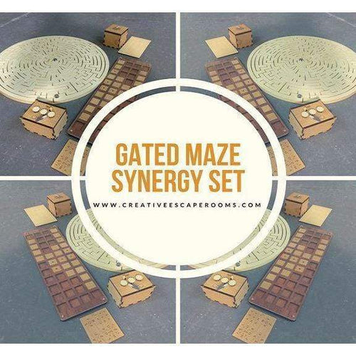 Gated Maze Puzzle Package for Escape Rooms