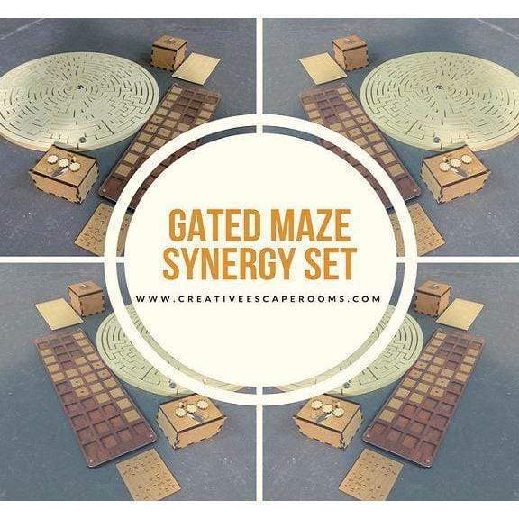 Gated Maze Puzzle-pakke til Escape Rooms