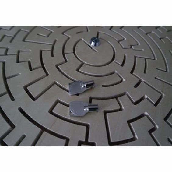 Gated Round Escape Room Key Maze - a Multi Step Key Maze Prop - Creative Escape Rooms