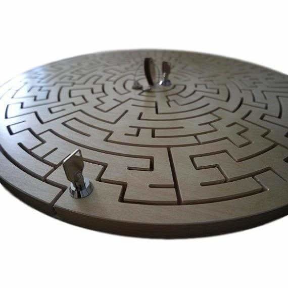 Gated Round Escape Room Key Maze - a Multi Step Key Maze Prop - Creative Escape Rooms