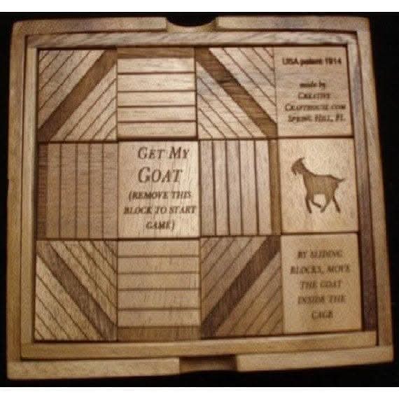 Get My Goat Sliding Puzzle - Escape Room Waiting Room Puzzles - Creative Escape Rooms