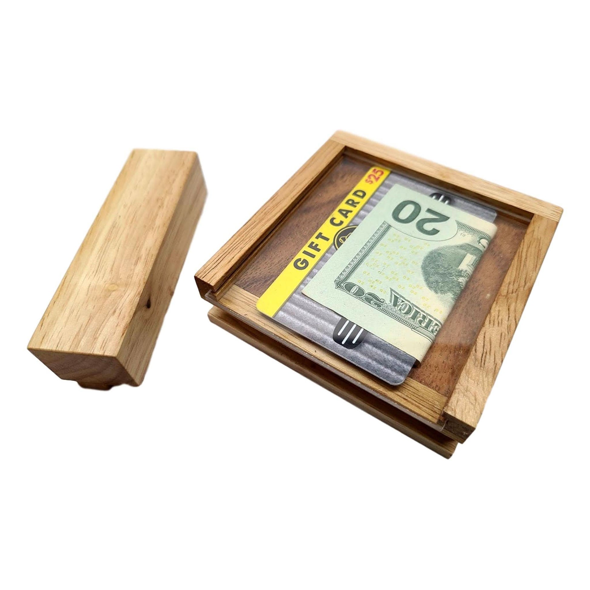 Gift Card Puzzle Box Two Piece Set - Cash Out and Secret Lock Box - Creative Escape Rooms