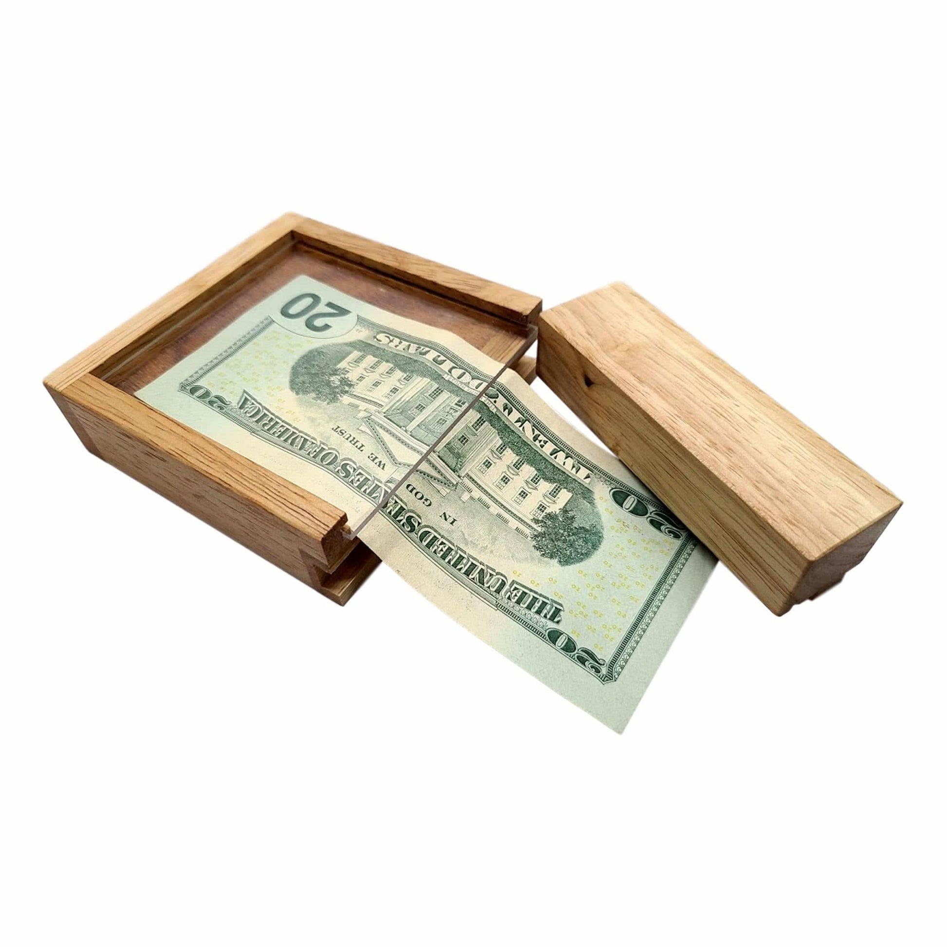 Gift Card Puzzle Box Two Piece Set - Cash Out and Secret Lock Box - Creative Escape Rooms