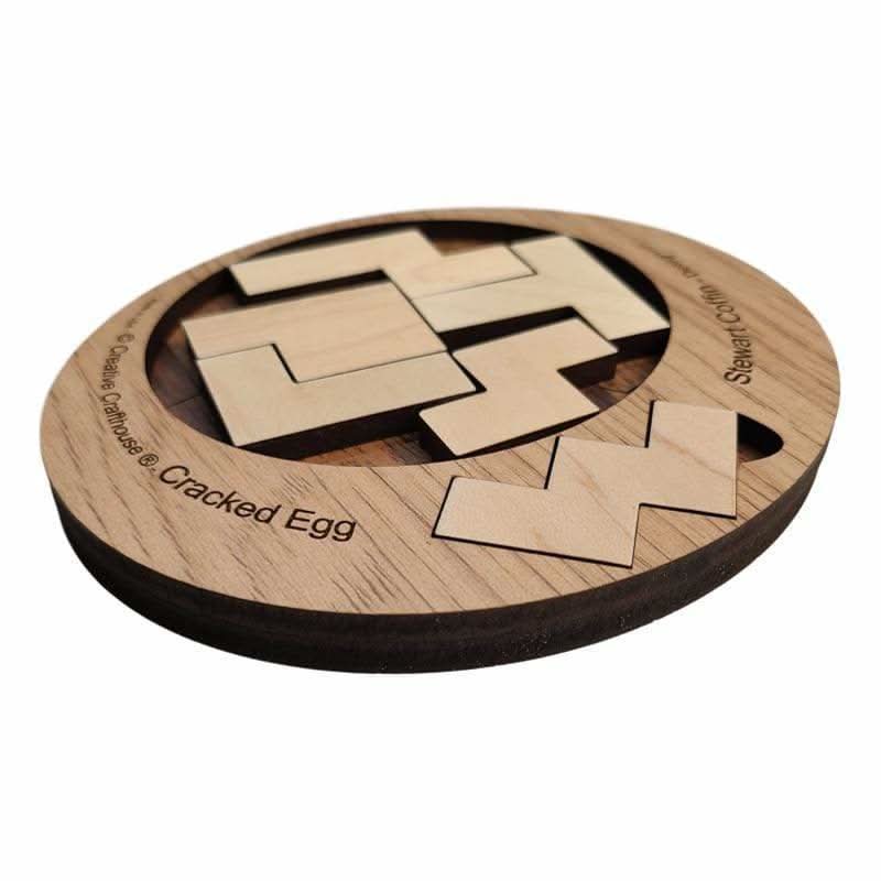 Hard Puzzle for Adults - The Cracked Egg Brain Teaser - Creative Escape Rooms