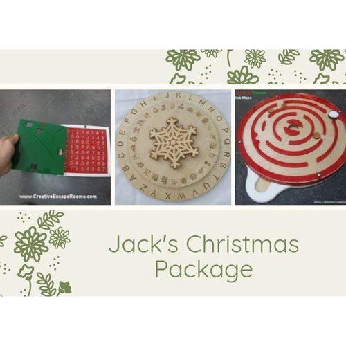 Jacks Weihnachtsrätselpaket für Escape Rooms