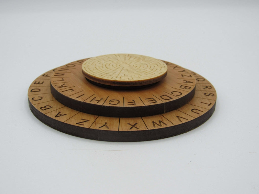 Labyrinth Cipher Wheel - Decoder Ring Escape Room Prop - Creative Escape Rooms