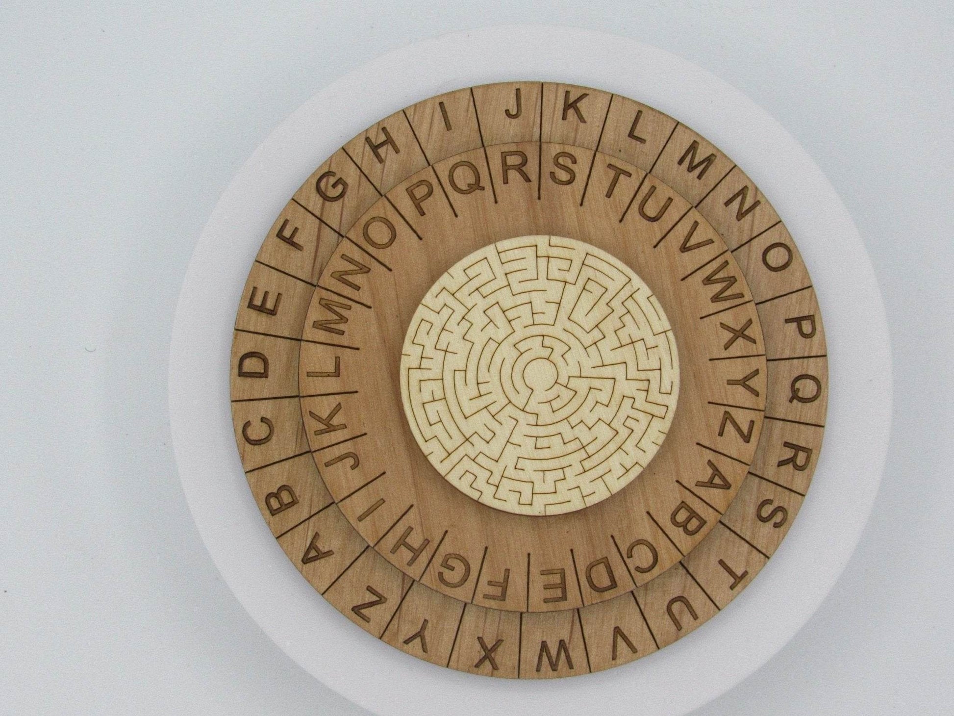 Labyrinth Cipher Wheel - Decoder Ring Escape Room Prop – Creative ...