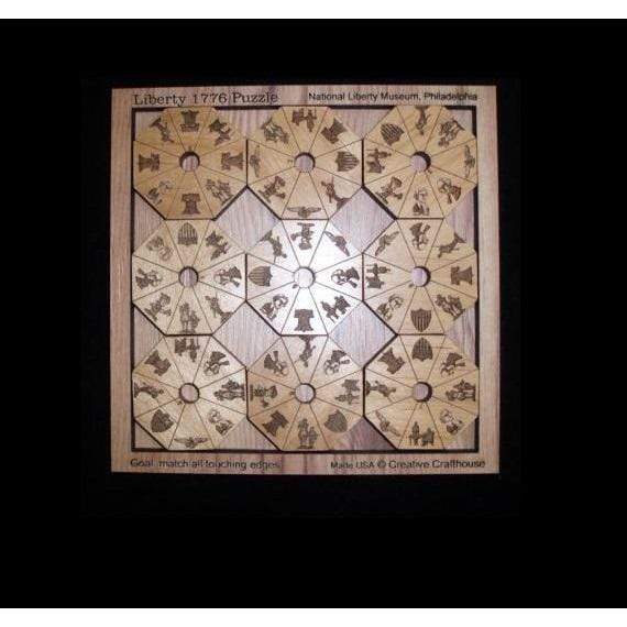 Liberty 1776 Wood Edge Matching Puzzle - Creative Escape Rooms