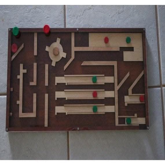 Magnet Maze - Christmas Themed - Escape Room Maze Puzzle and Prop - Creative Escape Rooms
