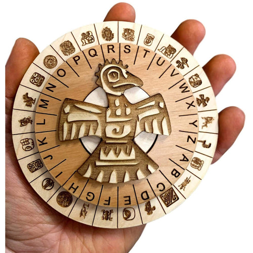 Mini cifrario Maya per puzzle e oggetti di scena Escape Rooms