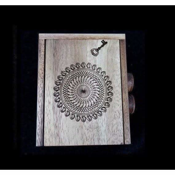 Overtime Puzzle Box - Mandala Model - Lock Box for Escape Rooms - Creative Escape Rooms